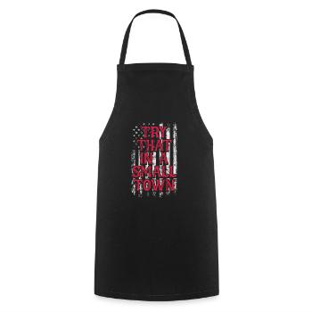 Country - Cooking Apron - black - Front - AI Model Male 185 dark (185cm)