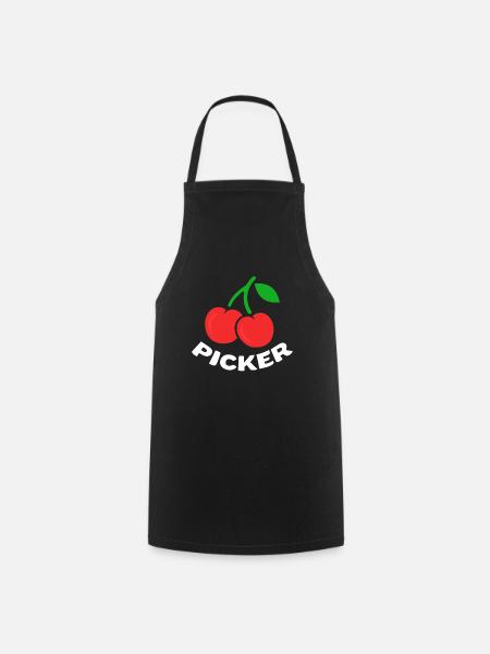 Kirsche Kirschbaum Kirschblüte Frucht Geschenk - Kochschürze - Schwarz