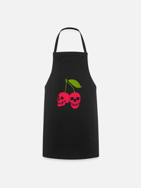 Kirsche Kirschbaum Kirschblüte Frucht Geschenk - Kochschürze - Schwarz