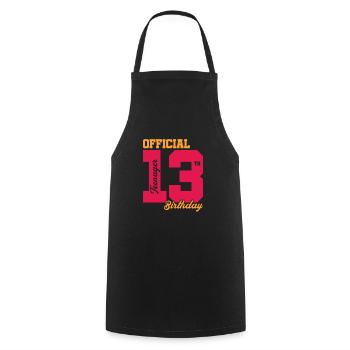 Teenager Teenie Teen Teens Teeny Geschenk - Kochschürze - Schwarz - Vorne - AI Model Male 185 dark (185cm)
