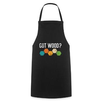 Board game - Cooking Apron - black - Front - AI Model Male 185 dark (185cm)
