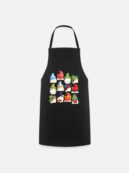 Espèce de gnome Gnome de jardin - Tablier de cuisine - noir