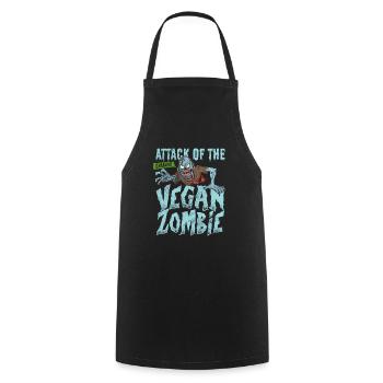 Zombie - Kochschürze - Schwarz - Vorne - AI Model Male 185 dark (185cm)
