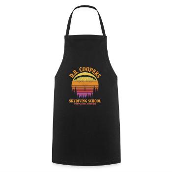 Skydive Skydiver Skydiving Parachute Gift - Cooking Apron - black - Front - AI Model Male 185 dark (185cm)