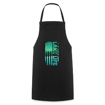 Wakeboard Wakeboarder Wakeboarding Gift - Cooking Apron - black - Front - AI Model Male 185 dark (185cm)