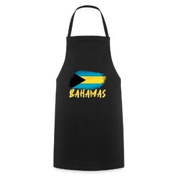 Bahamas Île des Caraïbes Cadeau d’été de l’Atlantique - Tablier de cuisine - noir - Devant - AI Model Male 185 dark (185cm)