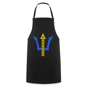 Barbados - Cooking Apron - black - Front - AI Model Male 185 dark (185cm)