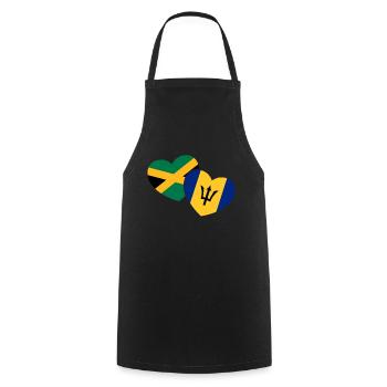 Barbade Caraïbes Bajan Holiday Gift - Tablier de cuisine - noir - Devant - AI Model Male 185 dark (185cm)