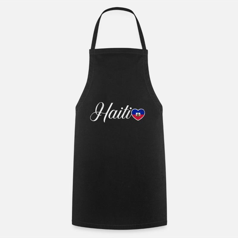Haïti - Tablier de cuisine - noir