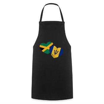 Barbados - Cooking Apron - black - Front - AI Model Male 185 dark (185cm)