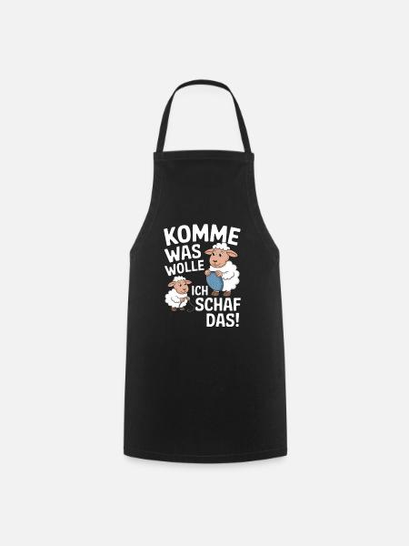 I sheep, come what may, - Cooking Apron - black