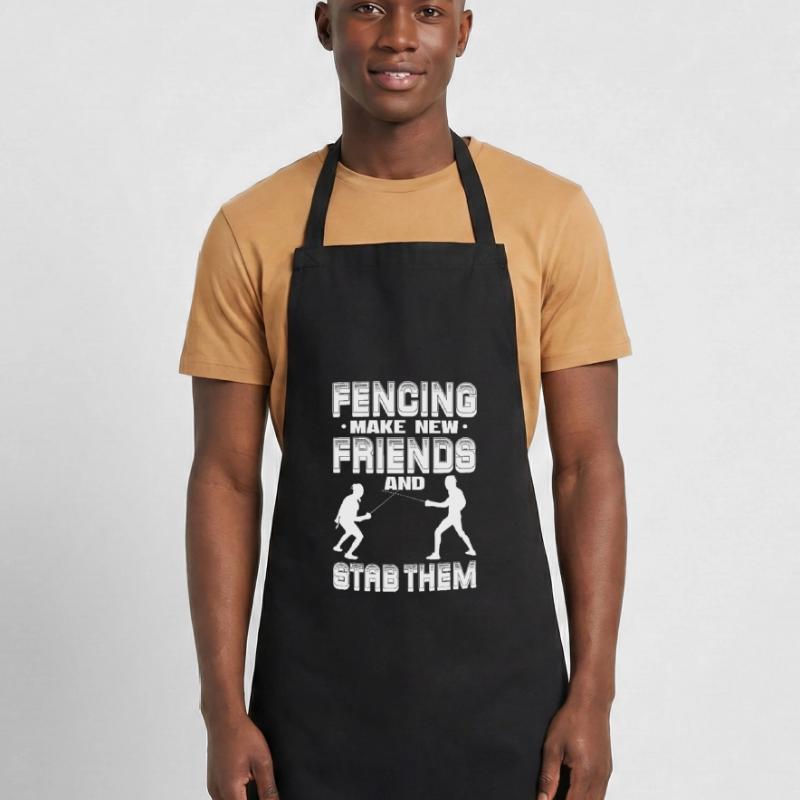 Escrime Épée Sabre Épée Épée Escrime Cadeau Tablier de cuisine