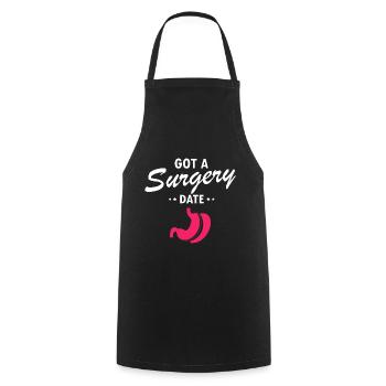 Conception de pontage gastrique et de pontage gastrique - Tablier de cuisine - noir - Devant - AI Model Male 185 dark (185cm)