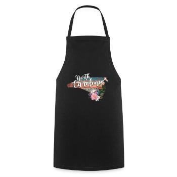 North Carolina in My Soul - Cooking Apron - black - Front - AI Model Male 185 dark (185cm)