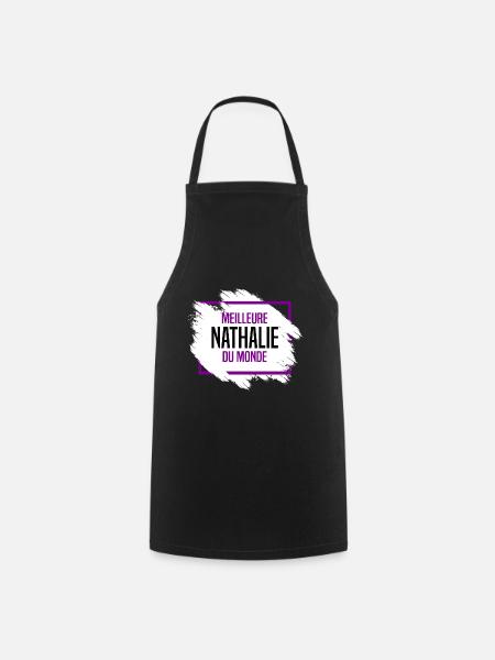 Nathalie - Tablier de cuisine - noir