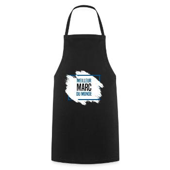Marc - Tablier de cuisine - noir - Devant - AI Model Male 185 dark (185cm)