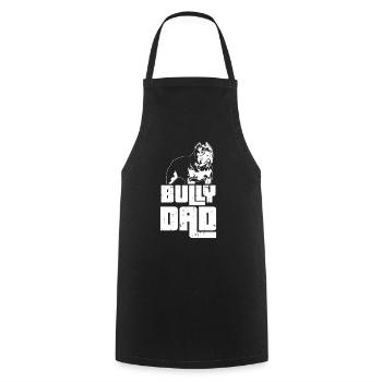 Bully Dad Master American Bully gift idea - Cooking Apron - black - Front - AI Model Male 185 dark (185cm)