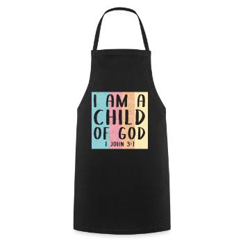 Christen christliche Bibel Gott Geschenk Gläubig - Kochschürze - Schwarz - Vorne - AI Model Male 185 dark (185cm)