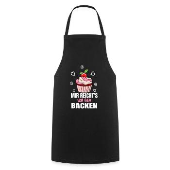Mir Reichts Ich Geh Backen Bäcker Konditor Backen - Kochschürze - Schwarz - Vorne - AI Model Male 185 dark (185cm)