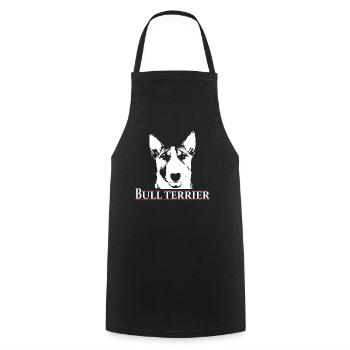 Cadeau Bull Terrier Propriétaire de chien Bull Terrier - Tablier de cuisine - noir - Devant - AI Model Male 185 dark (185cm)