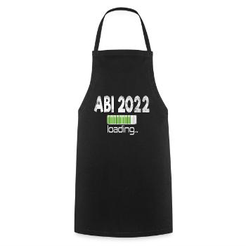 Abi 2022 Abitur 2022 - Kochschürze - Schwarz - Vorne - AI Model Male 185 dark (185cm)