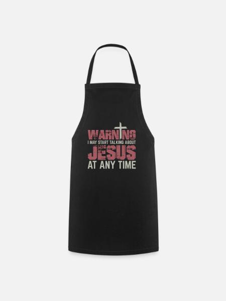 Jesus Gud tro Kristne gaver kristne - Kokkeforkle - svart