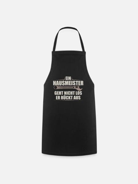 Hausmeister Facility Manager | Hauswart Geschenk - Kochschürze - Schwarz