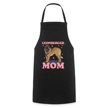 Leonberger Maman Propriétaire de Chien Maîtresse Cadeau - Tablier de cuisine - noir - Devant - AI Model Male 185 dark (185cm)