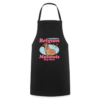 Belgian Malinois Mom Hunde Hundebesitzer Geschenk - Kochschürze - Schwarz - Vorne - AI Model Male 185 dark (185cm)