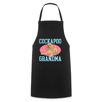 Cockapoo Grandma | Hunde Hundebesitzer Geschenk - Kochschürze - Schwarz - Vorne - AI Model Male 185 dark (185cm)