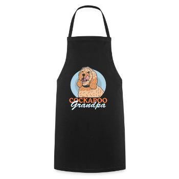 Cockapoo Grandpa Hundebesitzer Hunde Geschenk - Kochschürze - Schwarz - Vorne - AI Model Male 185 dark (185cm)