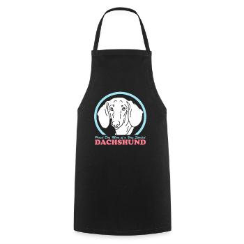 Dachshund Mom Dackel Hunde Hundebesitzer Geschenk - Kochschürze - Schwarz - Vorne - AI Model Male 185 dark (185cm)