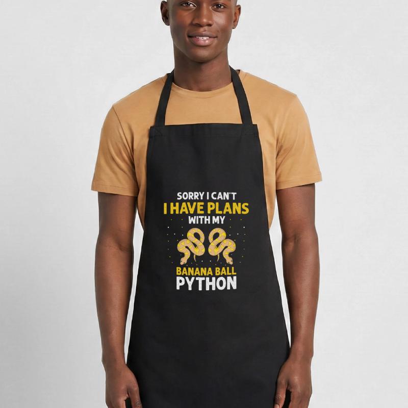 King python design for snake lovers Cooking Apron