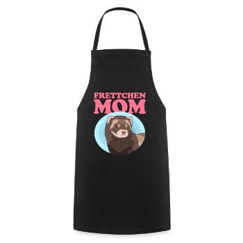 Frettchen Mom Frettchen Ferret Besitzer Geschenk - Kochschürze - Schwarz - Vorne - AI Model Male 185 dark (185cm)