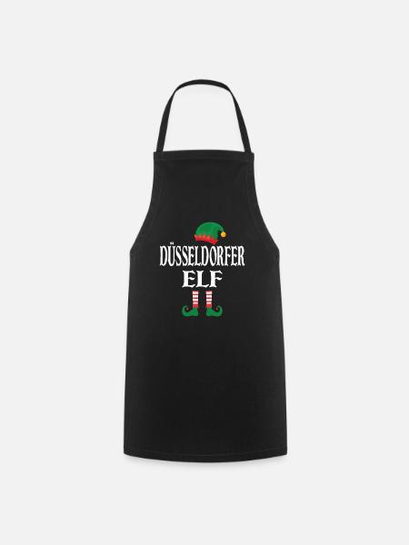 Düsseldorfer Elf - Kochschürze - Schwarz