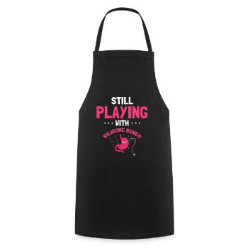 Gastric bypass and gastric bypass surgery design - Cooking Apron - black - Front - AI Model Male 185 dark (185cm)