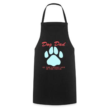 Hunde Dad Herrchen Hundebesitzer Geschenk - Kochschürze - Schwarz - Vorne - AI Model Male 185 dark (185cm)