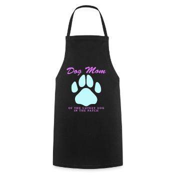 Chiens Maman Maîtresse Chien Propriétaire Cadeau - Tablier de cuisine - noir - Devant - AI Model Male 185 dark (185cm)