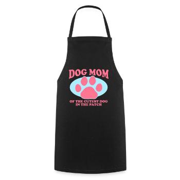 Chiens Maman Maîtresse Chien Propriétaire Cadeau - Tablier de cuisine - noir - Devant - AI Model Male 185 dark (185cm)
