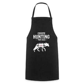Conception de coyote pour les réacteurs de coyote - Tablier de cuisine - noir - Devant - AI Model Male 185 dark (185cm)