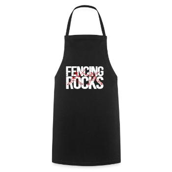 Fencing Fencing Fencing Gift - Cooking Apron - black - Front - AI Model Male 185 dark (185cm)