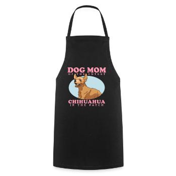Chihuahua Mom | Hundebesitzer Hunde Geschenk - Kochschürze - Schwarz - Vorne - AI Model Male 185 dark (185cm)