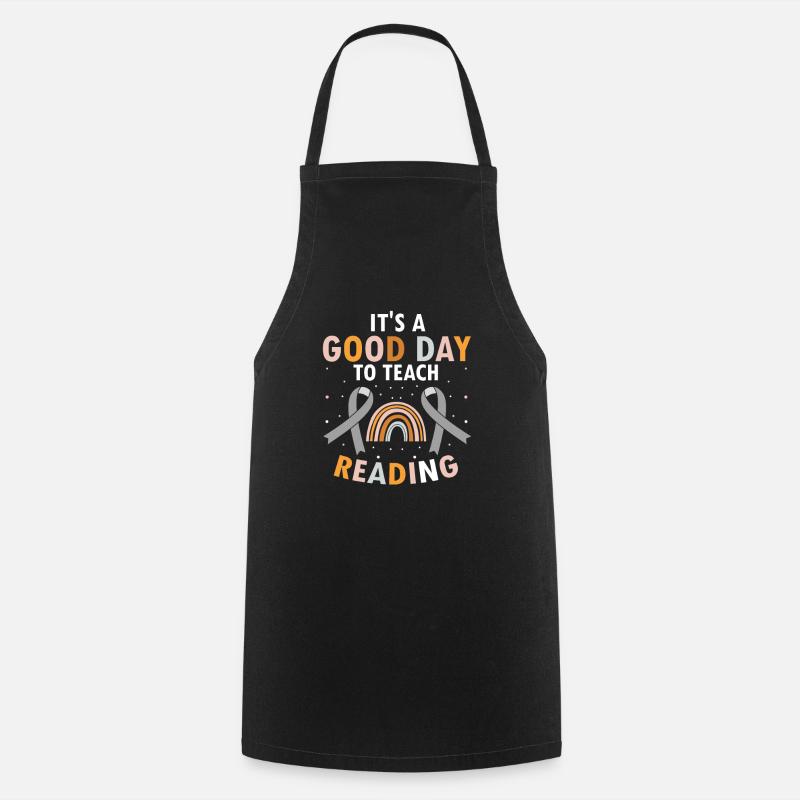 Dyslexia Therapy for Dyslexia Month - Cooking Apron - black