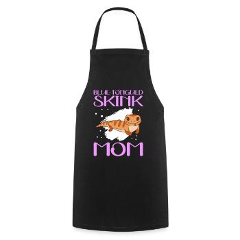Bluetongued Skink Blue Tongued Skink Mom Gift - Cooking Apron - black - Front - AI Model Male 185 dark (185cm)