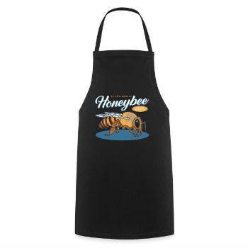 Imker Bienenzüchter Bienen Bienenzucht Geschenk - Kochschürze - Schwarz - Vorne - AI Model Male 185 dark (185cm)