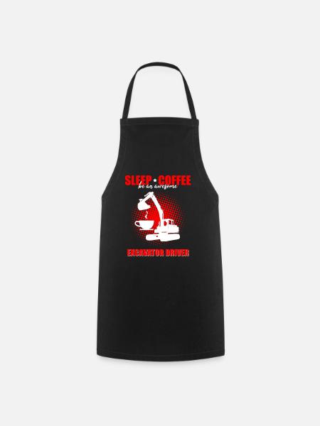 Baggerführer für Bagger Sandbagger - Kochschürze - Schwarz