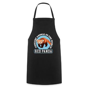 Red Panda Red Panda Red Pandas Gift - Cooking Apron - black - Front - AI Model Male 185 dark (185cm)