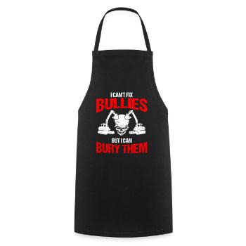 Excavator design for excavator operators - Cooking Apron - black - Front - AI Model Male 185 dark (185cm)