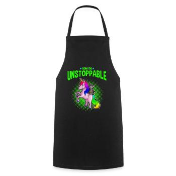 Opossum saying for animal lovers and possum - Cooking Apron - black - Front - AI Model Male 185 dark (185cm)