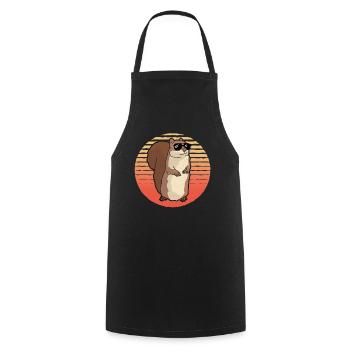 Cute Squirrel Grey Squirrel Squirrel Gift - Cooking Apron - black - Front - AI Model Male 185 dark (185cm)